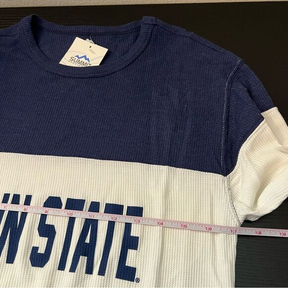 Summit Blue White Penn State Thermal Long Sleeve Top Medium NWT - Picture 11 of 12